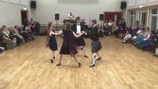 Scottish Country Dancing Display at the Highland Ball 2020 [upl. by Ronyam]