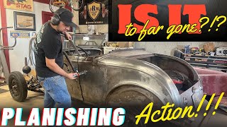 Its Bad Metal Finishing A Tired 1932 Roadster 2  1954 Oval Window Bug Project [upl. by Nea489]