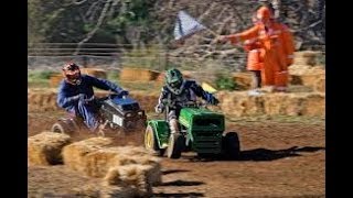 Lawn mower racing [upl. by Ahsienet]