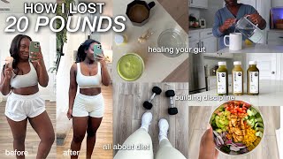 how I lost 20 POUNDS in 3 MONTHS  tips for healing your gut cutting sugar amp building discipline [upl. by Marlowe]