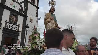 Recolha dos Andores  FESTAS DE NOSSA SENHORA DE LURDES  MATRIZ VILA DE CAPELAS  2024 [upl. by Nivel]