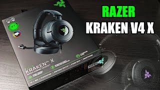 UNBOXING  RAZER KRAKEN V4 X [upl. by Ruggiero]