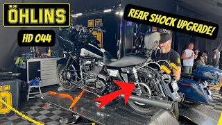 OHLINS SUSPENSION INSTALLED ON MY 2019 ROAD GLIDE SPECIAL HUGE DIFFERENCE [upl. by Kohcztiy]