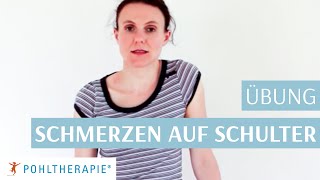 Schulterschmerzen Übung bei Schmerzen oben auf der Schulter [upl. by Herby]