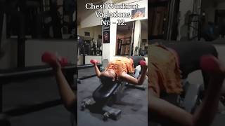 ✅ Chest Workout Variations No  12chestworkout chestday gymworkout decline dumbbellfly shorts [upl. by Hamann]