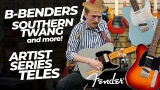 BBenders Southern Twang and more  Fender Artist Series Telecasters [upl. by Siloam105]