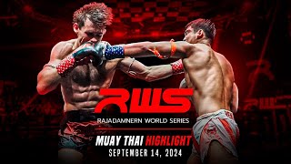 RWS Muay Thai Highlight  September 14 2024  Rajadamnern World Series [upl. by Dilahk]