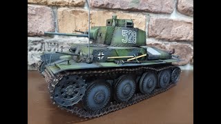 Pzkpfw 38 by Panda 116 scale model [upl. by Lethia]