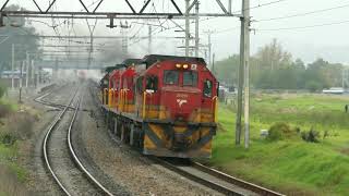 Moving a heavy Steel Coils TRANSNET Train to Saldanha for processing at Duferco  Train South Africa [upl. by Eeslek]