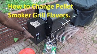 How to Change Wood Pellet Smoker Grill Flavors [upl. by Isidore]