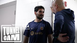 GUNDOGAN RETURNS  BARCELONA 22 MAN CITY 41P  TUNNEL CAM [upl. by Yerfdog]