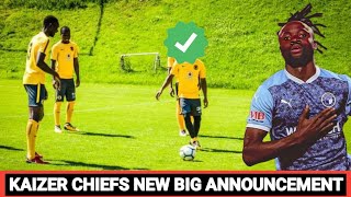 ⛔FINALLY MANAGEMENT OF KAIZER CHIEFS ANNOUNCED TWO NEW PLAYERS TO JOIN KAIZER CHIEFSchiefs news Tod [upl. by Naitsirc]