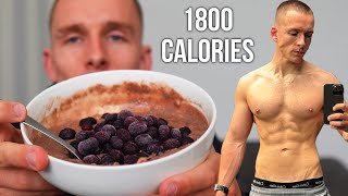 Full Day Of Eating For Fat Loss 1800 Calories [upl. by Akinot276]