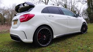 TUNED MERCEDES A45 AMG REVIEW [upl. by Aidyn630]