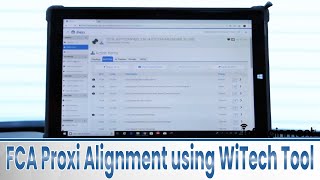 FCA Proxi Alignment using WiTech Tool StepbyStep Tutorial  Infotainmentcom [upl. by Rayle]