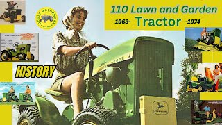 BEST John Deere Lawn Tractor John Deere Model 110 [upl. by Seditsira]