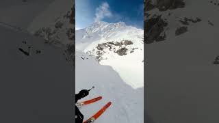 the spine that transforms itself into a couloir by NikolaiSchirmer blackcrows skiing [upl. by Crichton]