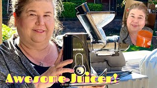 Unboxing the Sovider Slow Masticating Juicer  Fresh Healthy Juice made Easy [upl. by Aivart]