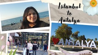 Istanbul to antalya  Kursunlu Water Fall  antalya beach  mehreenali8 [upl. by Idorb]