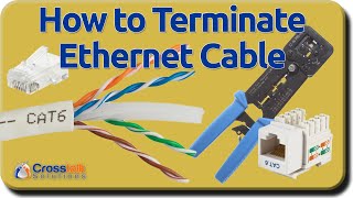 How to Terminate Ethernet Cables [upl. by Emyam390]