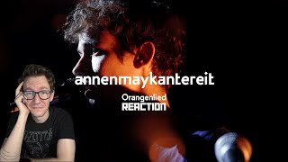 Orangenlied Live  AnnenMayKantereit Reaction [upl. by Maiocco528]