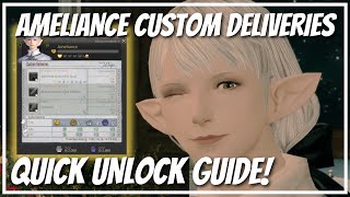 Ameliance Custom Deliveries quick amp easy unlock  progress guide [upl. by Britni4]