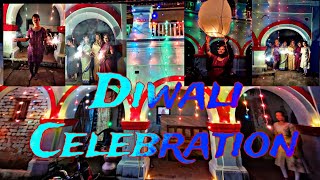 Diwali Celebration with Family  first experience to decorate lights ✨️ [upl. by Nnyledam]