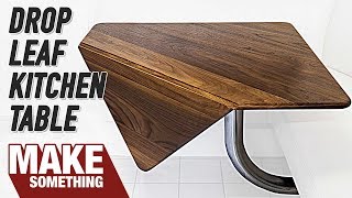 Woodworking Project  Kitchen Drop Leaf Table [upl. by Dorran567]