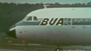 British Unted Airways BUA  OneEleven  Standard 8 footage [upl. by Doane568]