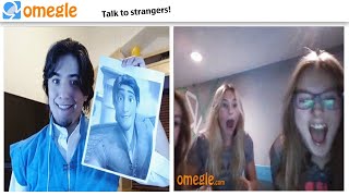 STRANGERS Are SURPRISED TO SEE ME ON OMEGLE DRESSED AS Flynn Rider [upl. by Laughry480]