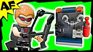 HAWKEYEs Equipment 30165 Lego Marvel Super Heroes Stop Motion Review [upl. by Evars]