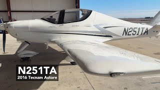 N251TA  2016 Tecnam Astore [upl. by Ted]