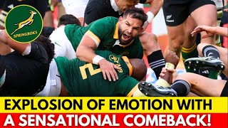 😍UNBELIEVABLE SPRINGBOKS RISE AND DEFEAT THE ALL BLACKS IN AN EPIC BATTLE  SPRINGBOKS NEWS [upl. by Lishe]