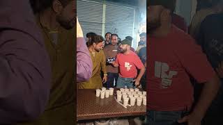 Banana Milk Shake Drinking Contest foodblogger funny mianbhai foodchallenge comedy food [upl. by Imefulo]