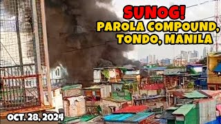 SUNOG SA PAROLA COMPOUND TONDO MANILA CITY Oct 28 2024 [upl. by Neelon661]