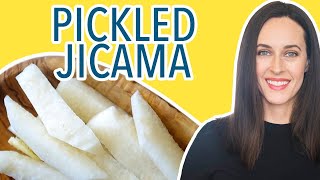 Quick Pickled Jicama  Crispy Tangy Snack for Summer [upl. by Aurea]