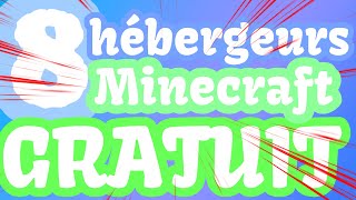 8 meilleurs sites pour héberger son serveur Minecraft 100 GRATUITEMENT [upl. by Aterg]