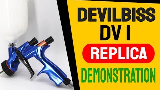 Devilbiss DV1 Replica  How does Fake Devilbiss DV1 spray  Devilbiss FAke spray gun [upl. by Salli]