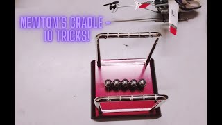 Newtons Cradle 10 tricks Newtonscradle 10tricks [upl. by Padraig]