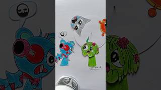 Sky blue horror in Phases 13 Vineria sprunki animation funny shorts skyblue [upl. by Gnet590]