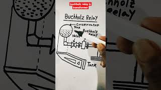 buchholz relay in transformer  electrical engineering Part  1 shorts [upl. by Matilda]