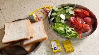 sandwich recipebread sandwich recipegujarati recipe vegetable sandwich recipebutter [upl. by Asenev]