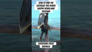 How To Find The Suthsexe Tree House Shoppe Hoard Map Treasure  Assassins Creed Valhalla shorts [upl. by Asylem57]