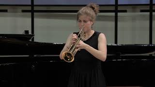 ARUTIUNIAN Concert scherzo  Agata Kamenskaya trumpet АРУТЮНЯН Концертное скерцо  Агата Каменская [upl. by Dalila331]