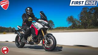 2024 Ducati Multistrada V4 RS  First Ride [upl. by Nisay622]