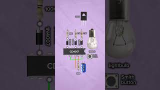 Dimmer circuit Cd4017 ic  Dimmer devresi dimmer cd4017 entegre mehmetbakir [upl. by Barbabra]