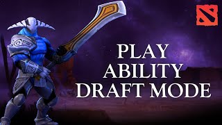 How to Play Ability Draft Mode in Dota 2 2024 [upl. by Vanda]