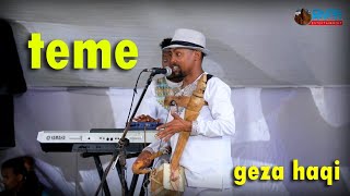 ተመስገን ተኽላይ  ገዛ ሓቂ  Temesgen Teklay Geza haqi ባህላዊ ናይ መርዓ ፀወታ live weading performance [upl. by Anrehs]