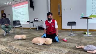 First Aid Training  CPR Red Cross  Cardiac Arrest [upl. by Riegel]