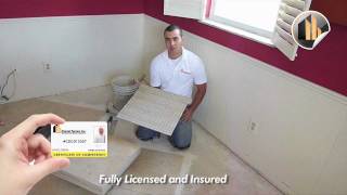 Porcelain Tile Installation Tips and Tricks  Ceramic Tile Dade City FL [upl. by Ancier]